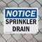Signmission Sprinkler Drain, 14 in W x Rectangle, Plastic OS-2PACK-NS-P-1014-L-18396 - alternate 6
